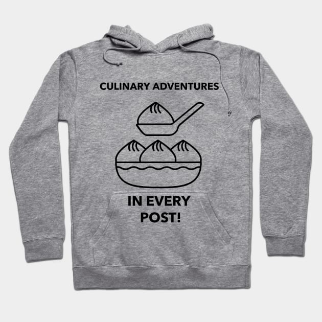 Food bloggers post adventures Hoodie by Hermit-Appeal